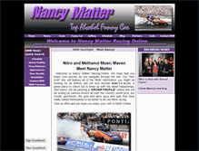 Tablet Screenshot of nancymatterracing.com